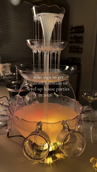 Level up any party with our 3-Tier Lighted Party Fountain