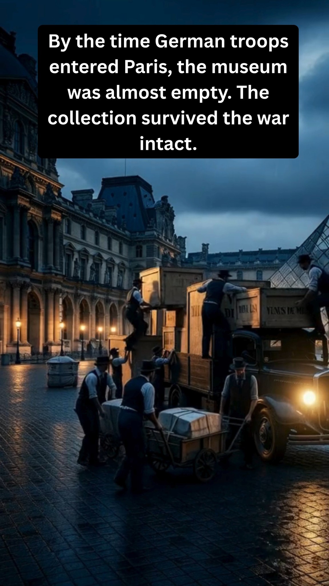When war broke out in 1939, France feared that famous artworks