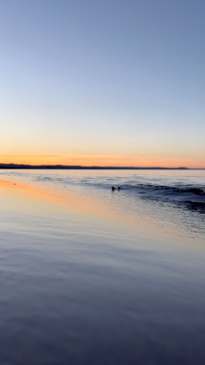 One minute of gentle… the gentlest Lake Superior waves at sunset. The ...