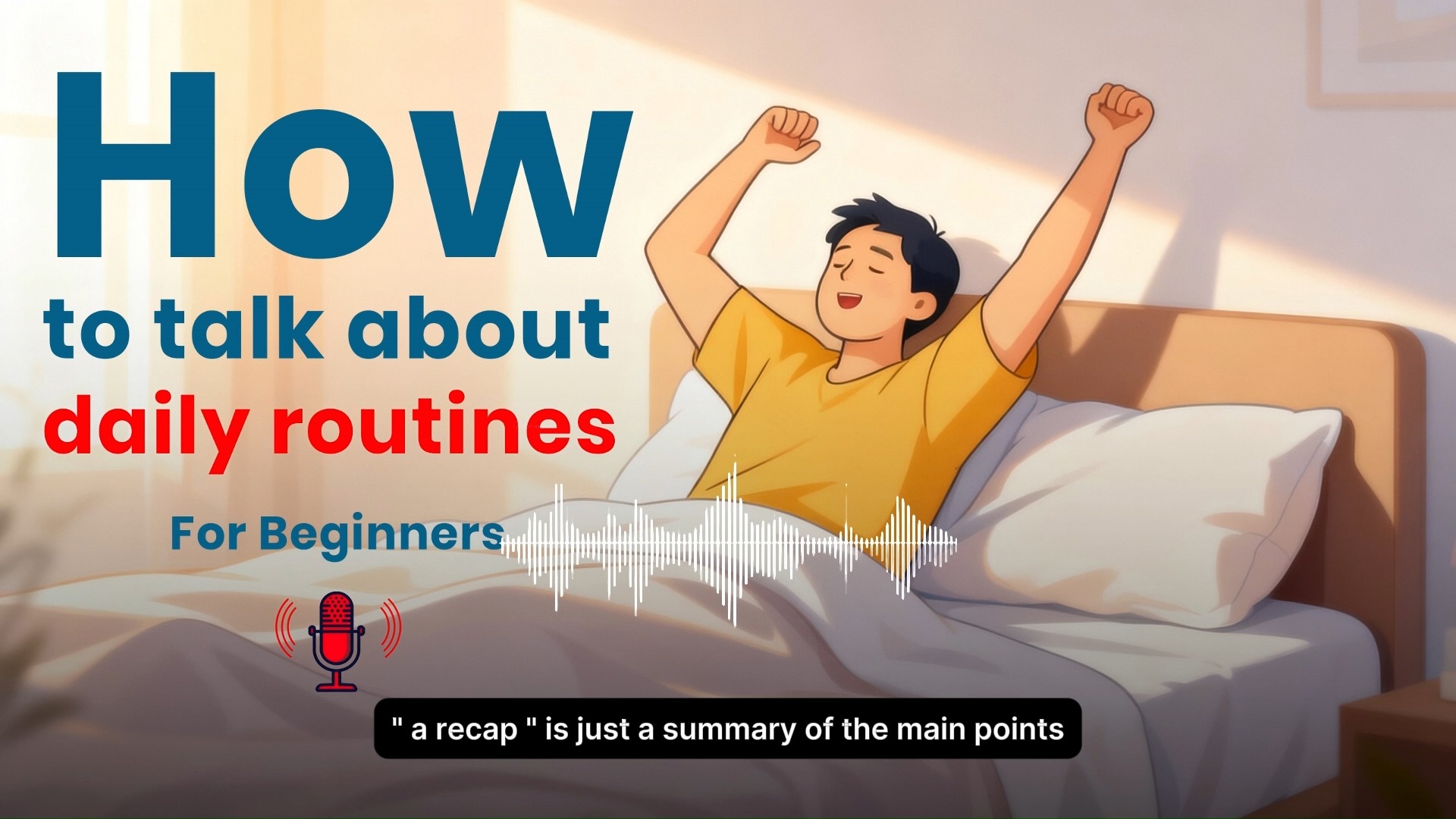 🎙️ NEW PODCAST ALERT! 🎙️ Struggling to describe your day in English ...