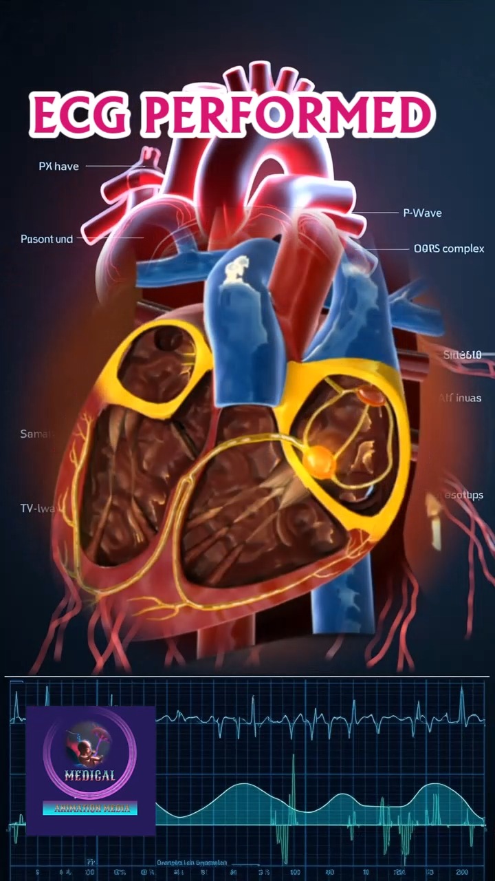 How to Performed ECG Medcial Animation #ECG #fbreeo #foryou # ...