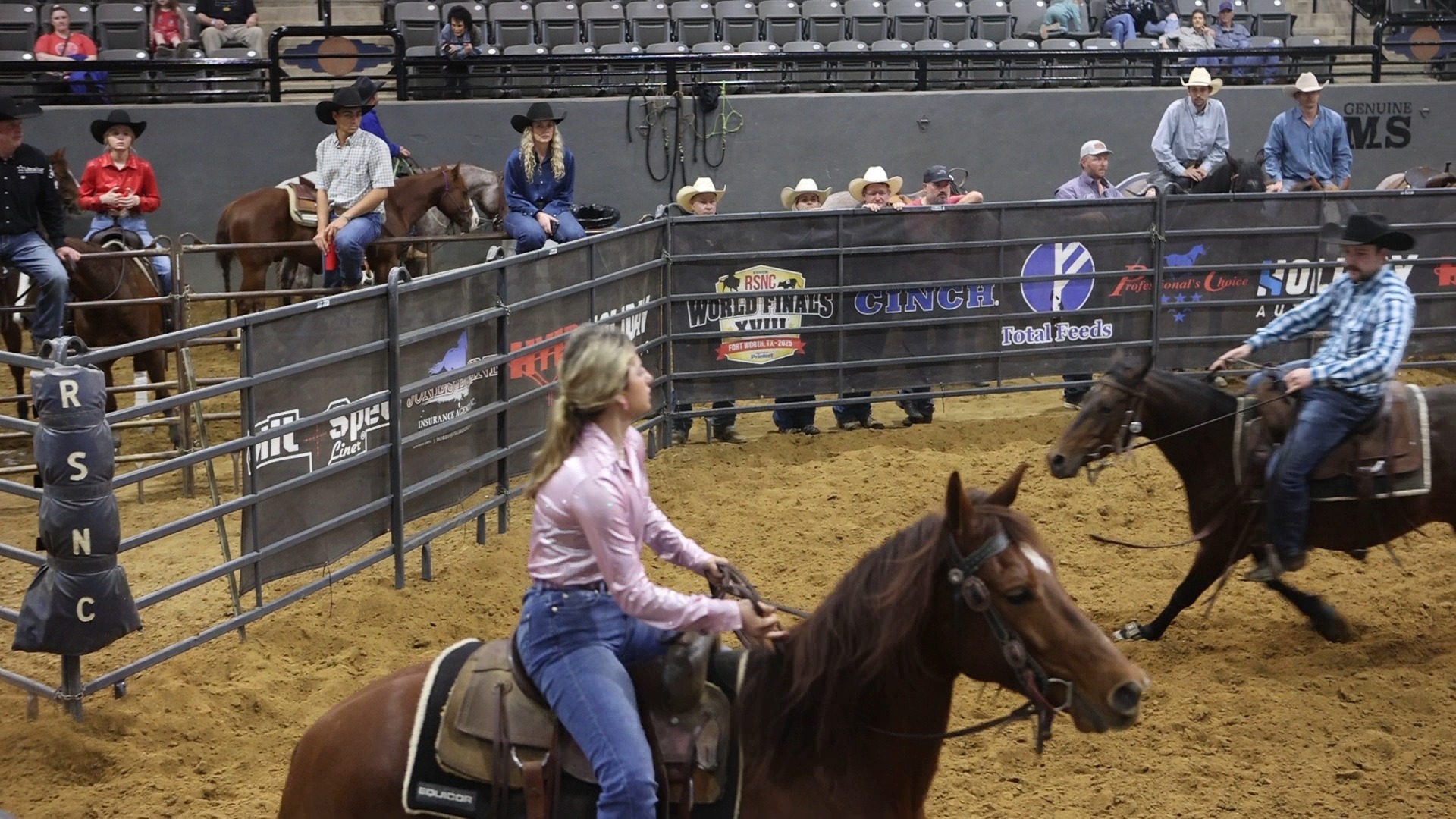 Anna Butler and Bronc Stockton teamed up to win the Total Feeds #8 and ...