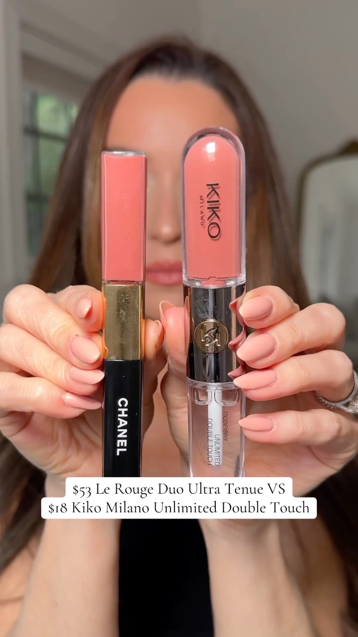 Is it a DUPE?! $53 CHANEL vs $18 KIKO! 🥊 BOTH: long lasting