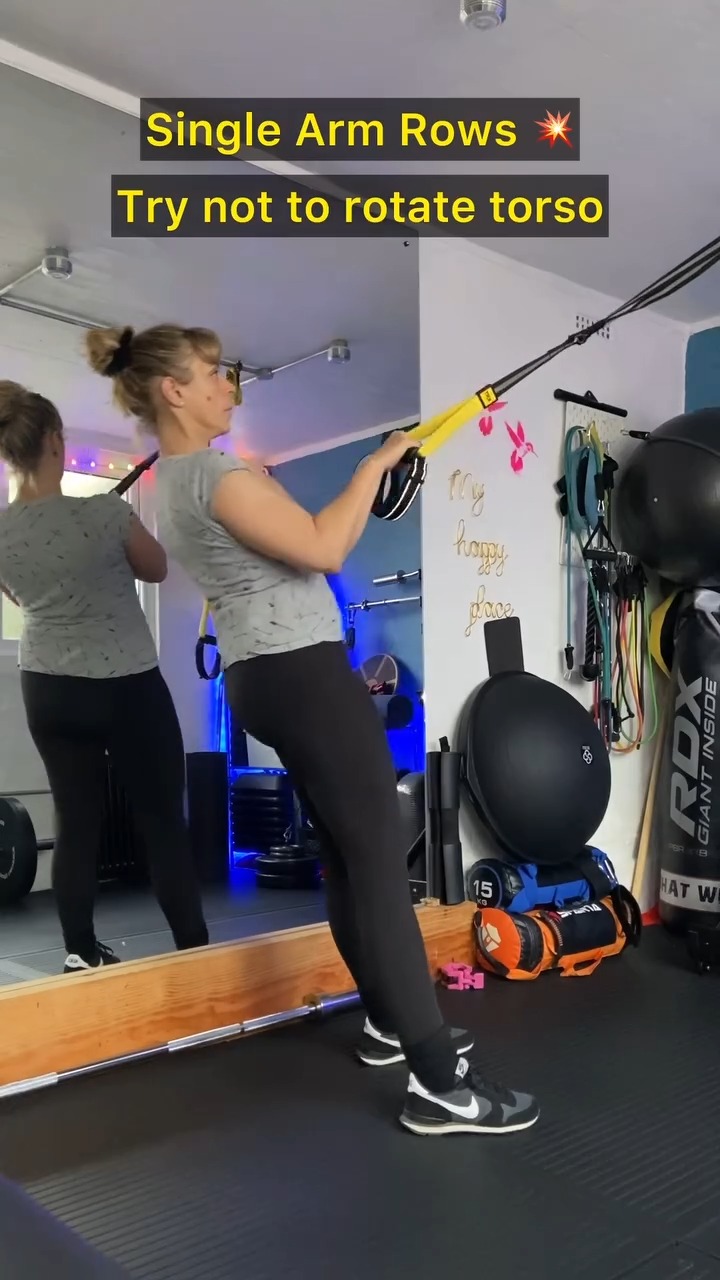 The TRX Row is one of the best TRX exercises around and, without a ...