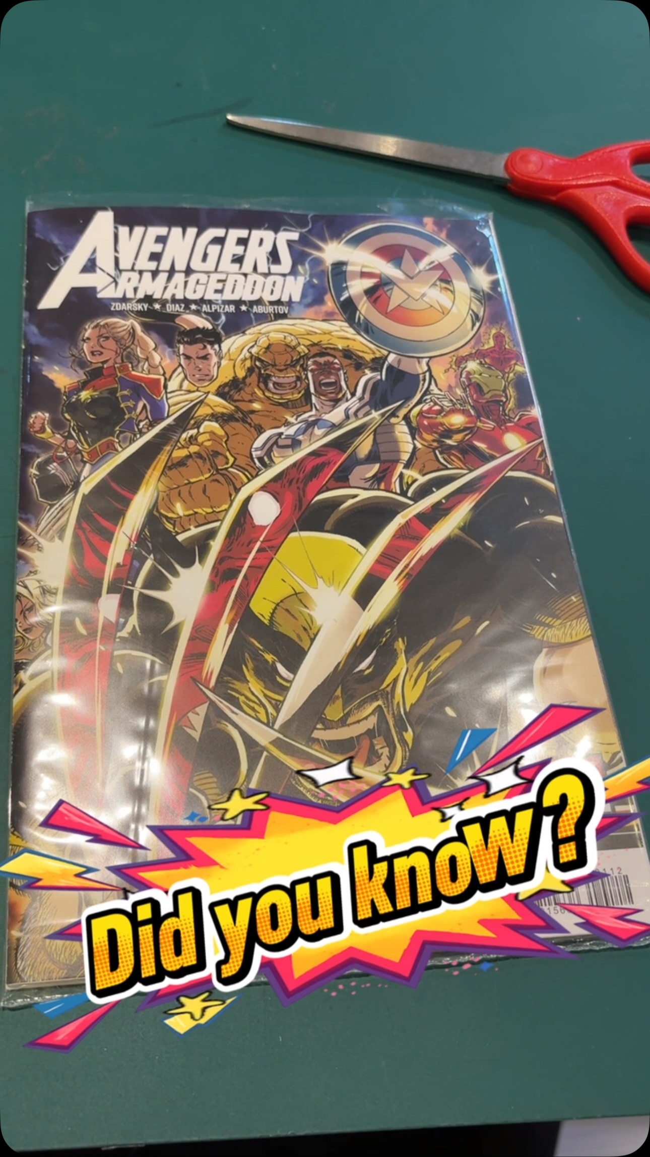 Avengers Armageddon issue 1! Each one comes with a MTG card from