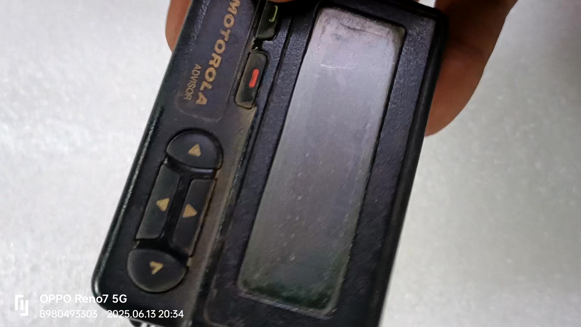 Pager Motorola Advisor Vintage – Bipeur Rétro, Fonctionnel, Occasion En Bon état