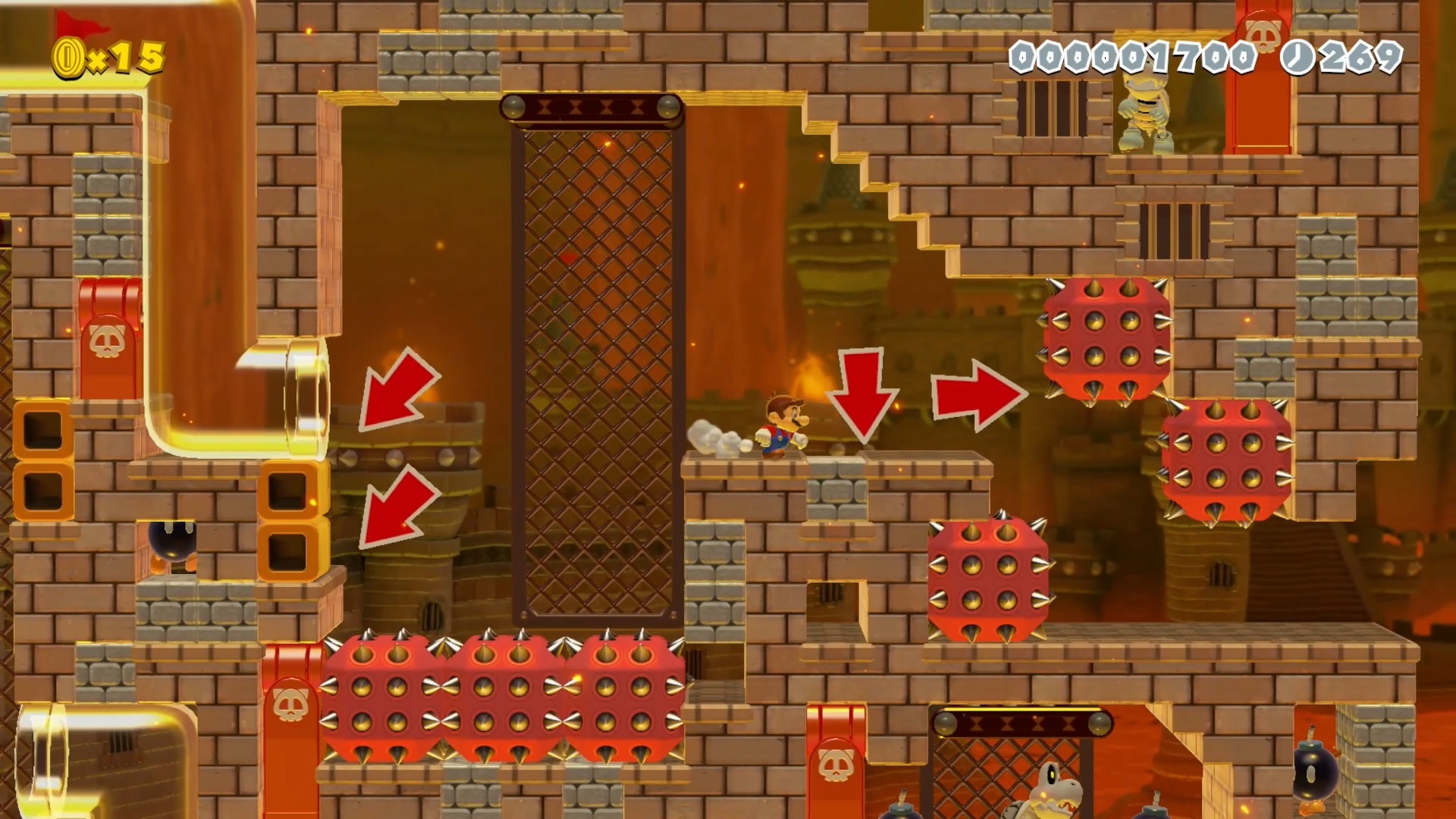 Super Mario Maker 2 - Super Mario 3D World (Bowser Land