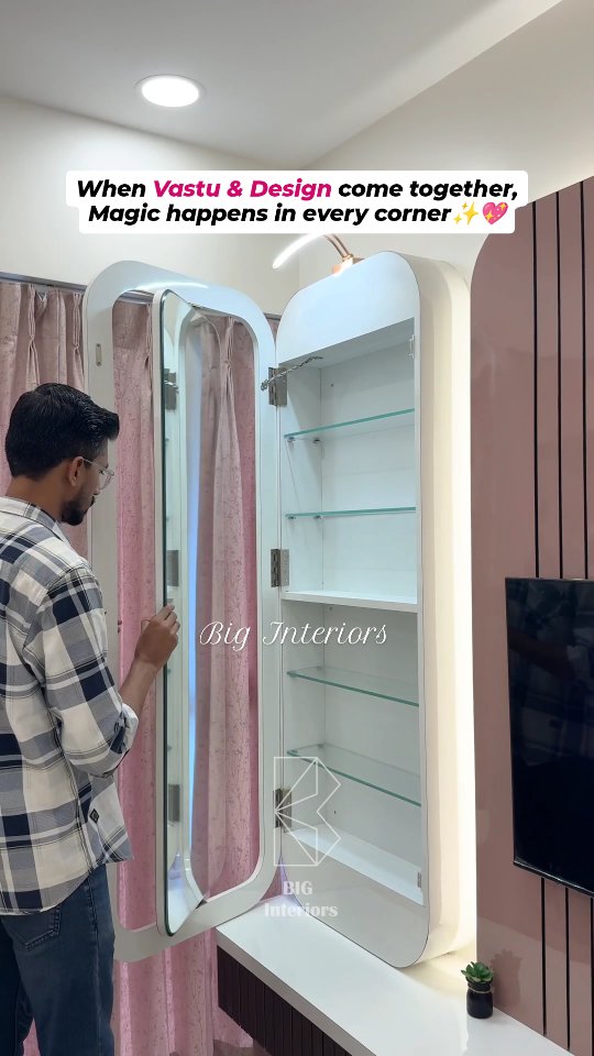 To fulfill the client's requirement, we designed a dressing table that ...