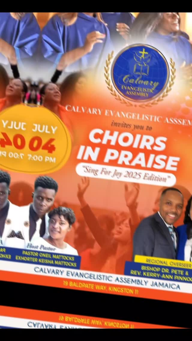 🎶 Get ready for a night of powerful praise! 🎶 Calvary Evangelistic ...