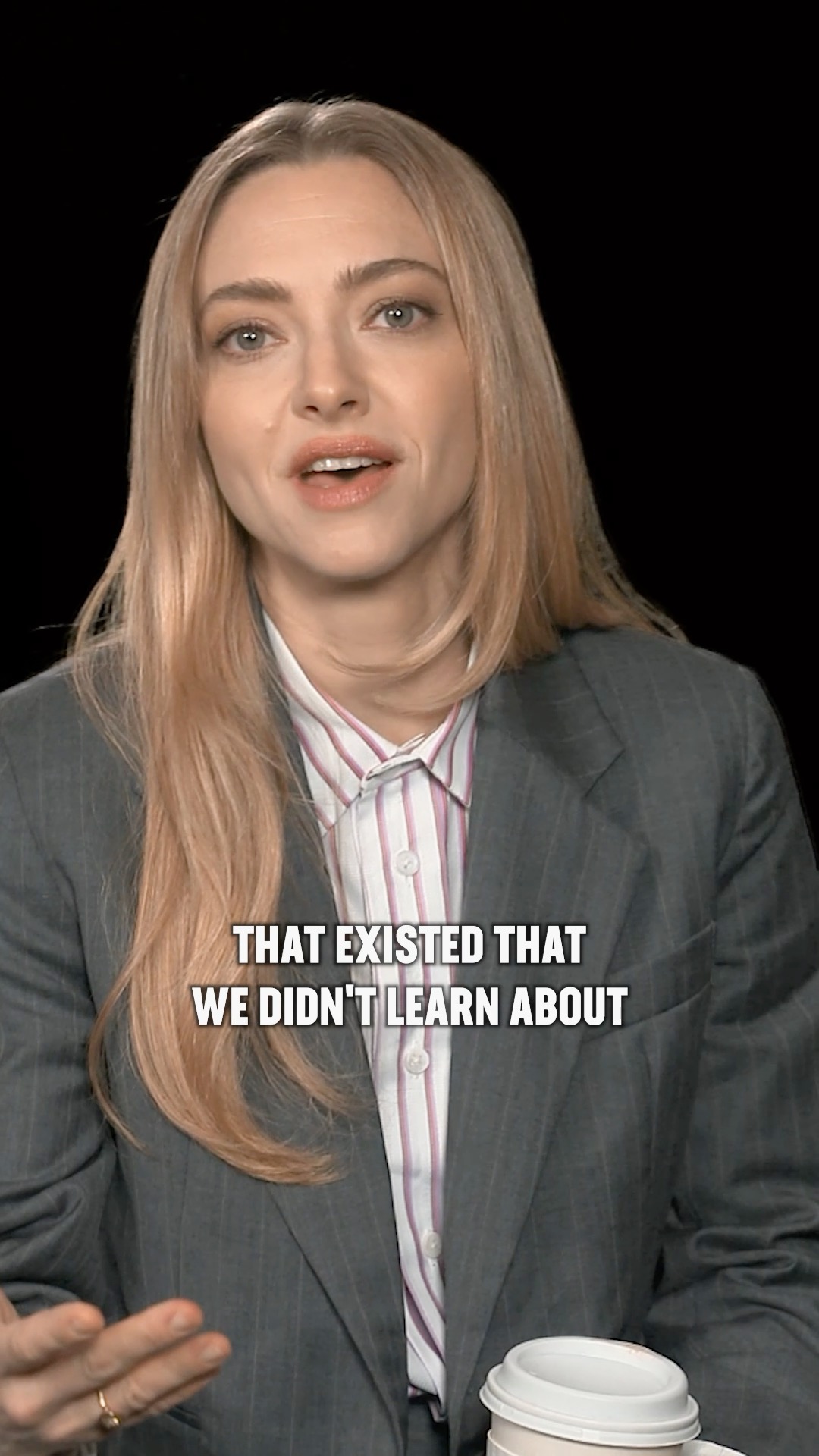 Amanda Seyfried shares the message she hopes audiences take away after ...