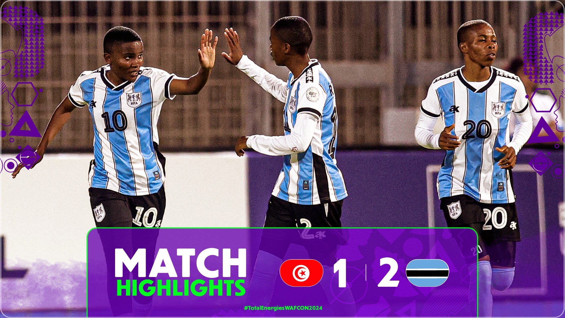 🎥 HIGHLIGHTS: 🇹🇳 1-2 🇧🇼 A game that looked headed for a draw, until ...