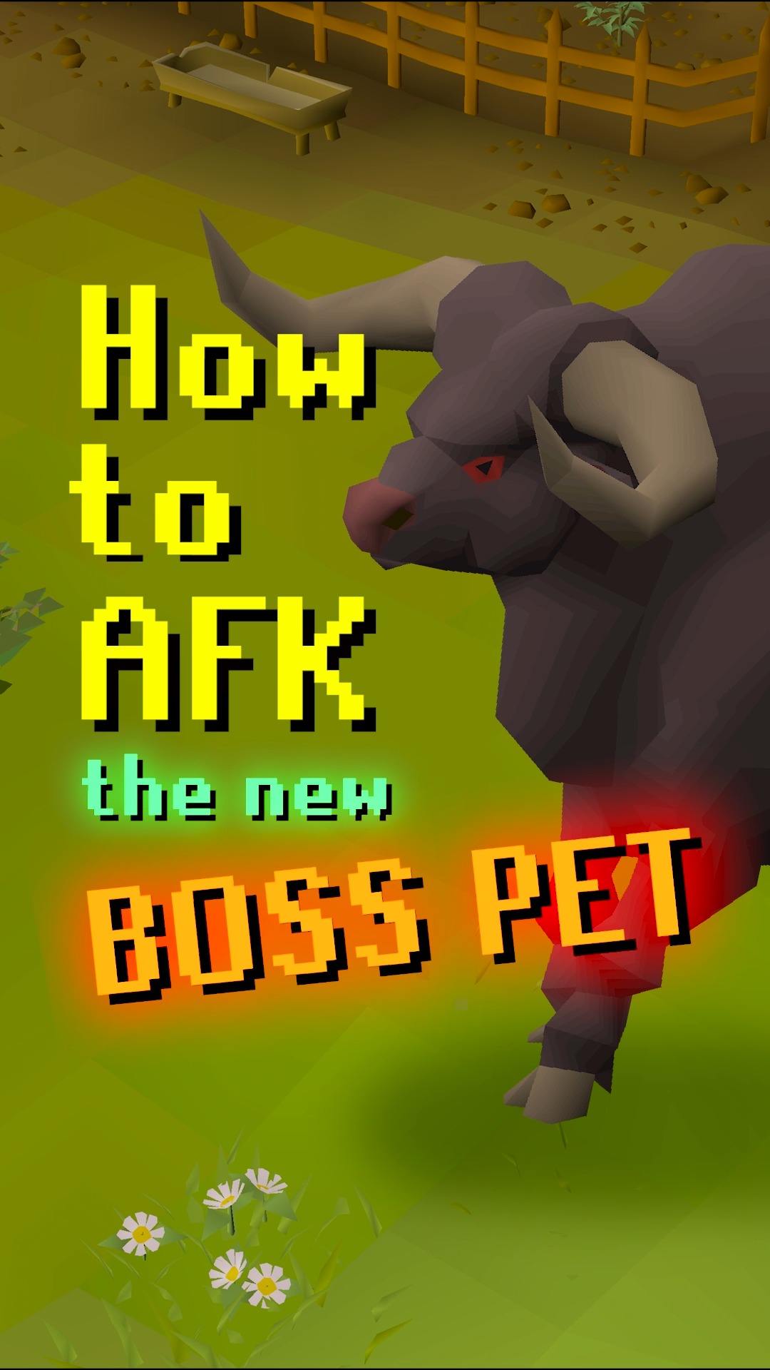 Messiah OSRS - How to AFK the new boss pet 🐂🐮... | Facebook