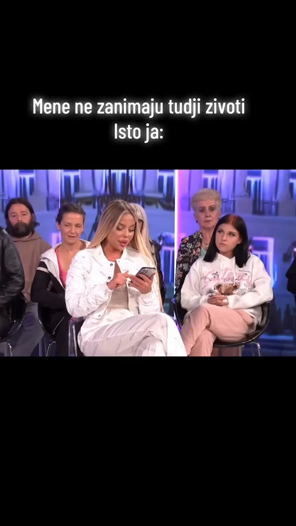 Mene ne zanimaju tudji zivoti. Isto ja 🤣 #elitazadruga8 #elita8 #aneli ...