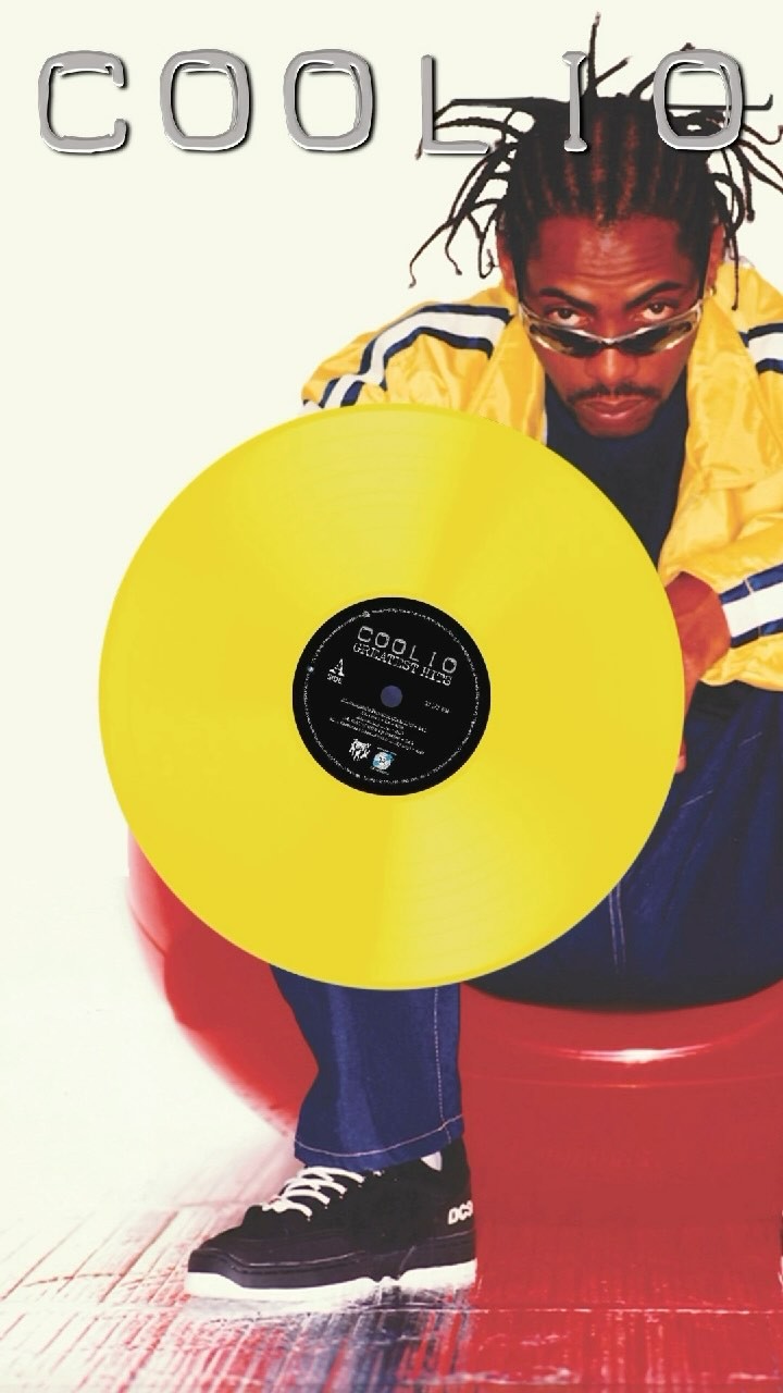 coolio's 'Greatest Hits' 12 inch yellow vinyl featuring “Fantastic