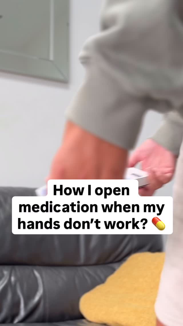 How I open medication when my hands don’t work? | James Smith
