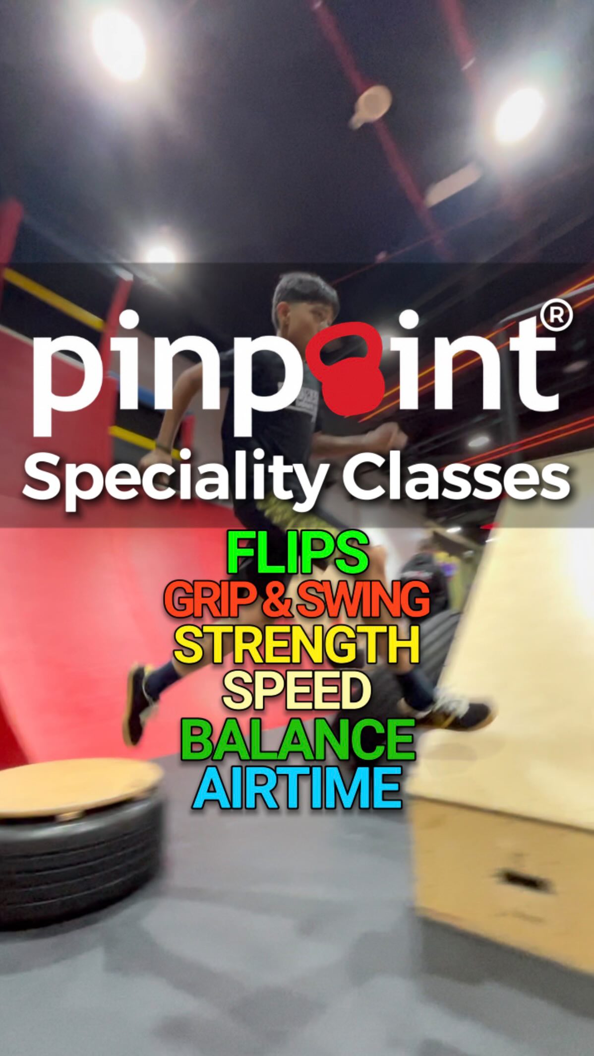 Speciality Classes of Pinpoint Fitness®️ 🤸‍♂️FLIPS class GRIP & SWING ...