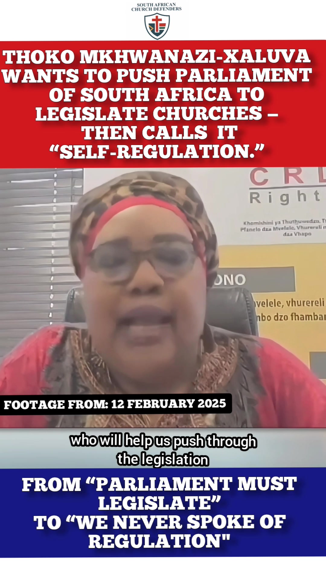 WATCH CLOSELY. Thoko Mkhwanazi-Xaluva pushing Parliament of South ...