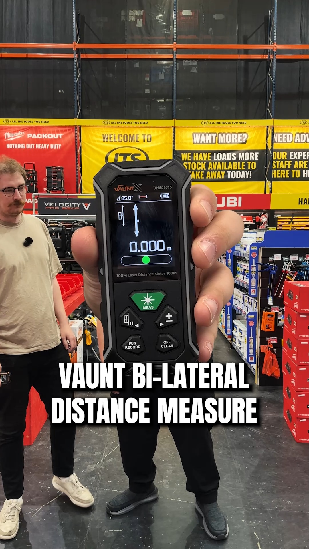 The Vaunt Bi-Lateral Distance Measure means you can measure a room ...