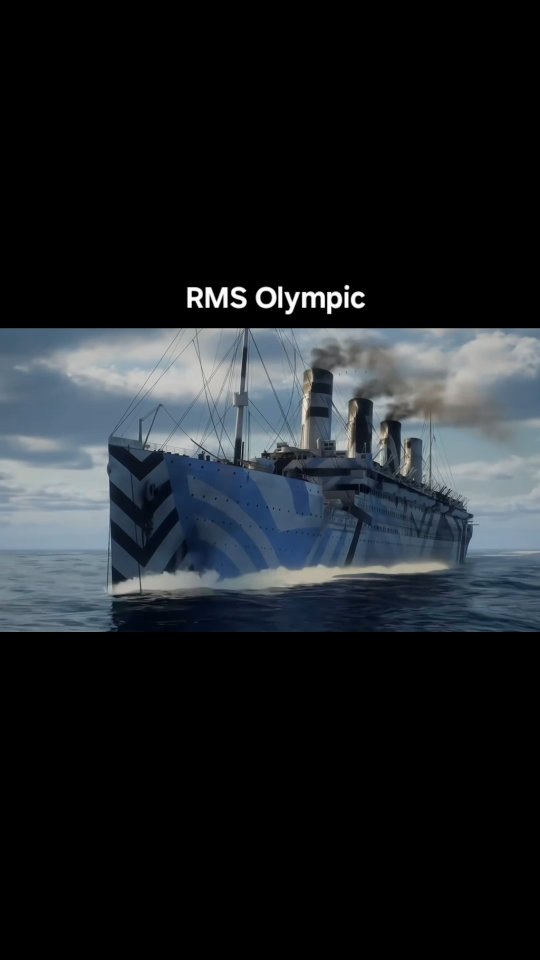 The RMS Olympic, converted to His Majesty's Transport (HMT), carried ...