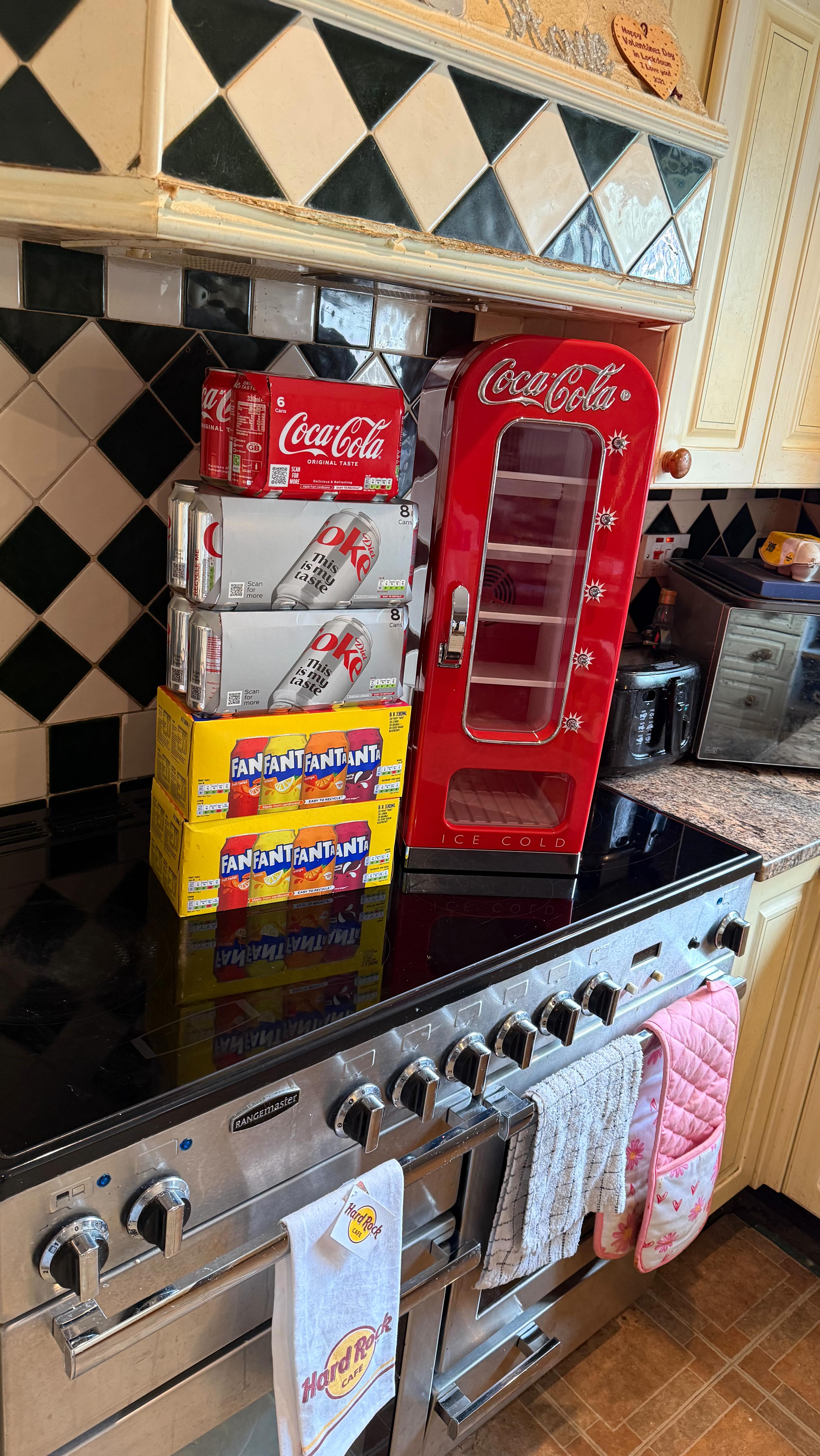 A Coca-Cola vending machine inside a Walmart is catching attention