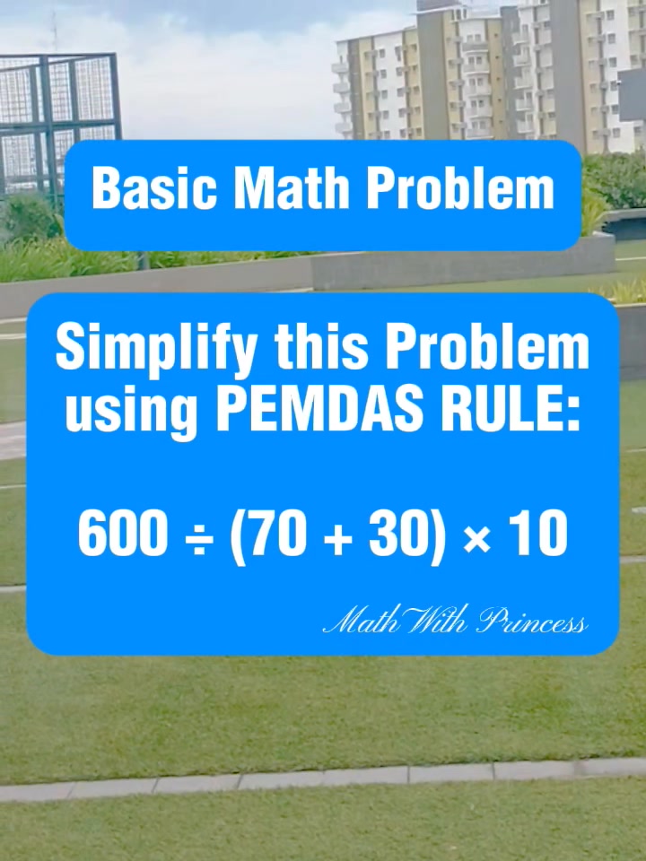 Basic Math Problem! #mathwithprincess #mathviral #math | Math with ...