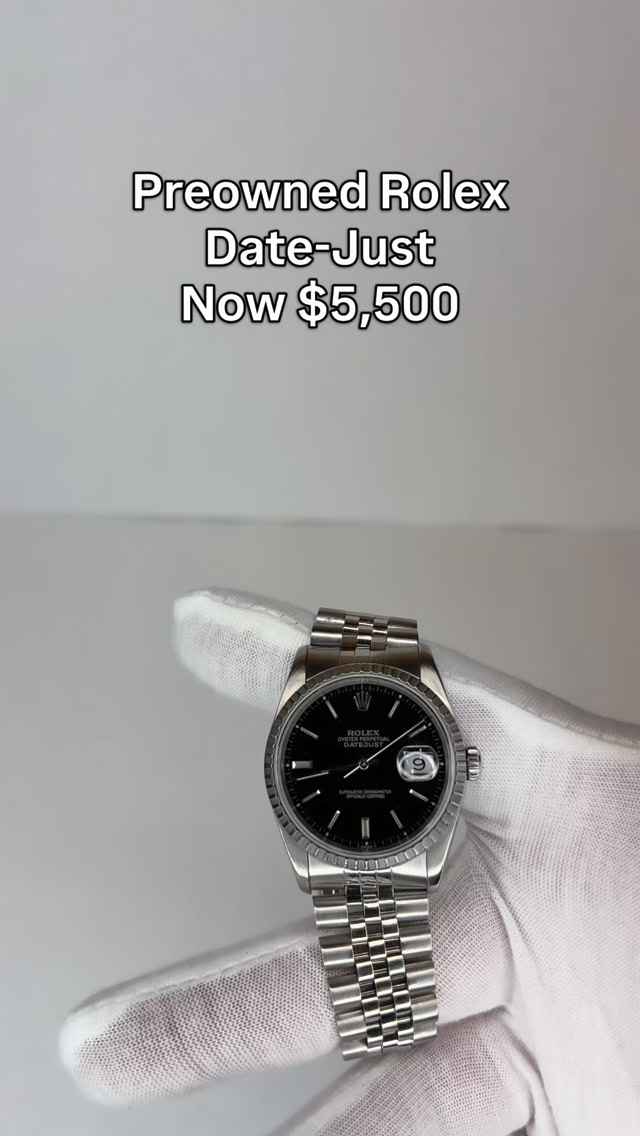 Make a statement with a pre-owned Rolex Datejust. Available at our ...