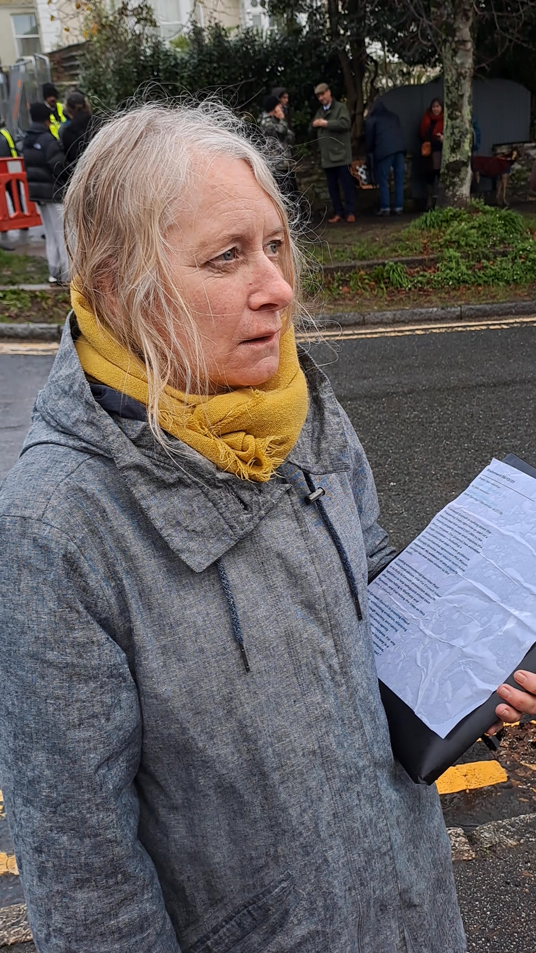 Stop the Chop campaigner Debs Newman reacts to the Trelawney trees ...