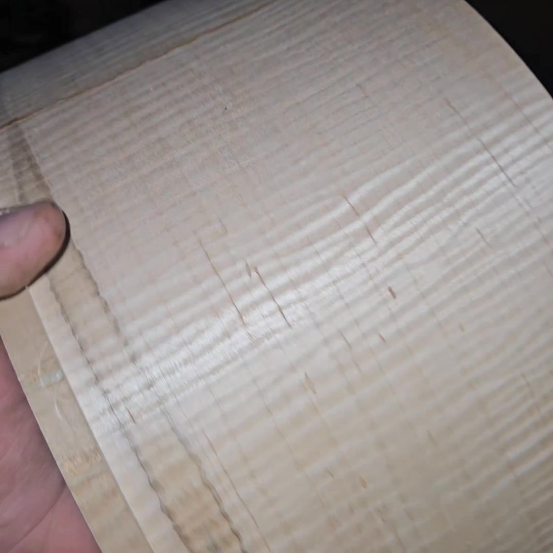 Fiddleback Ambrosia Maple shell fresh off the mill! Definitely one of ...