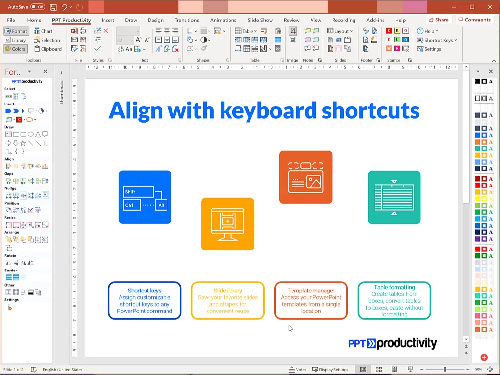 Quickly format PowerPoint Tables by copying and pasting the formatting ...