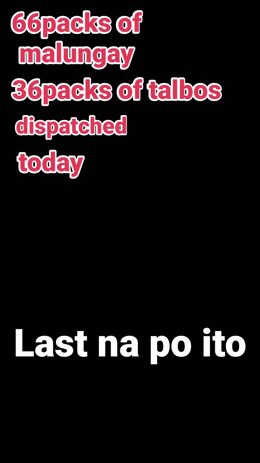 Tuloy pa rin po ang harvest pero sa mga reseller ko na po ibabagsak.Sa ...