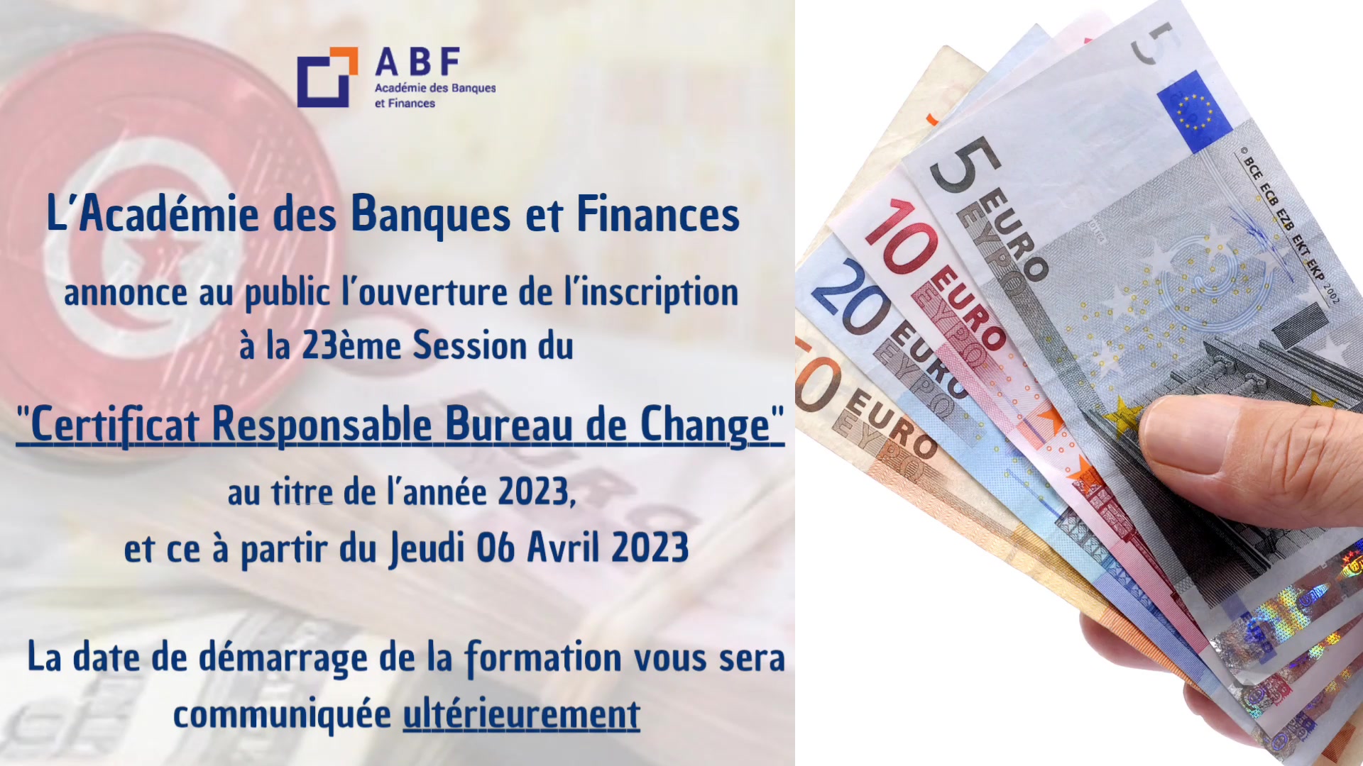 Ouverture des Inscriptions au 