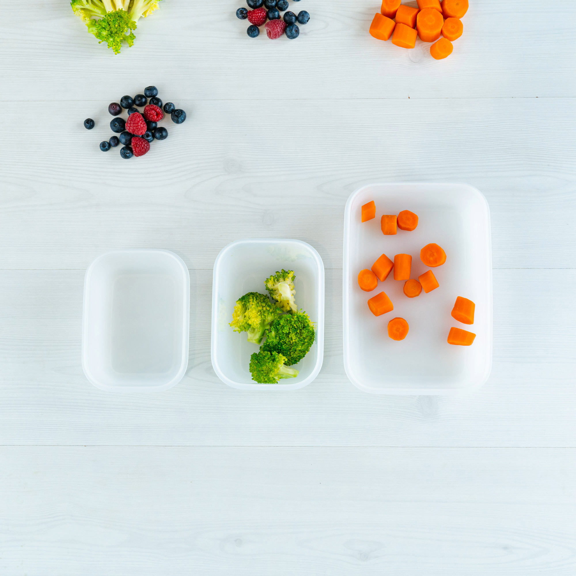 Einfrieren, einfrieren, einfrieren! ❄️ Die Eiskristall Behälter👌 sind der effizienteste Weg, 🍓Obst, 🥕Gemüse und vieles mehr portionsweise einzufrieren und deinen Platz im Tiefkühlschrank optimal zu