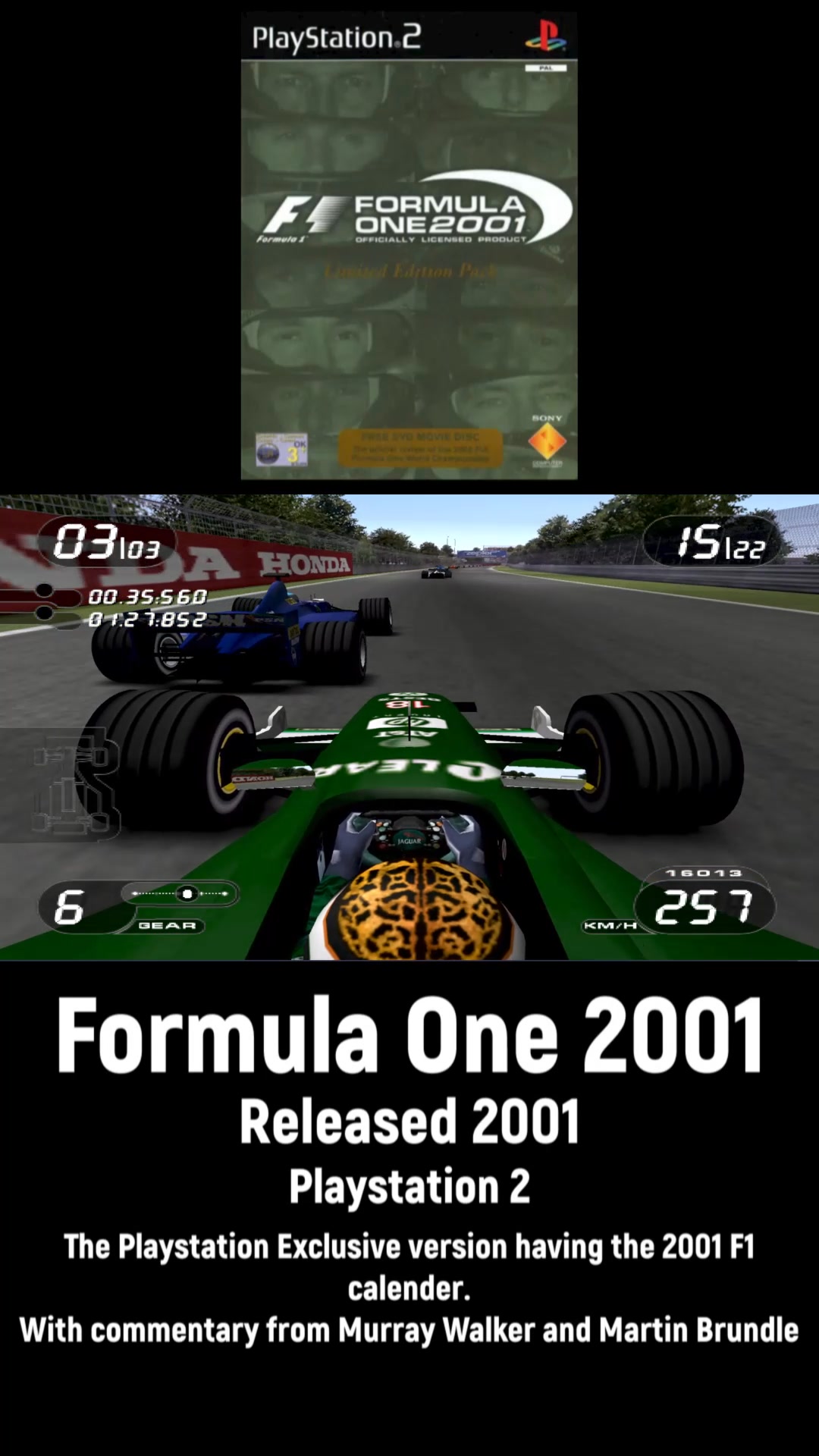 Formula 1 on the PS1 - The One With Murray Walker in Your Front