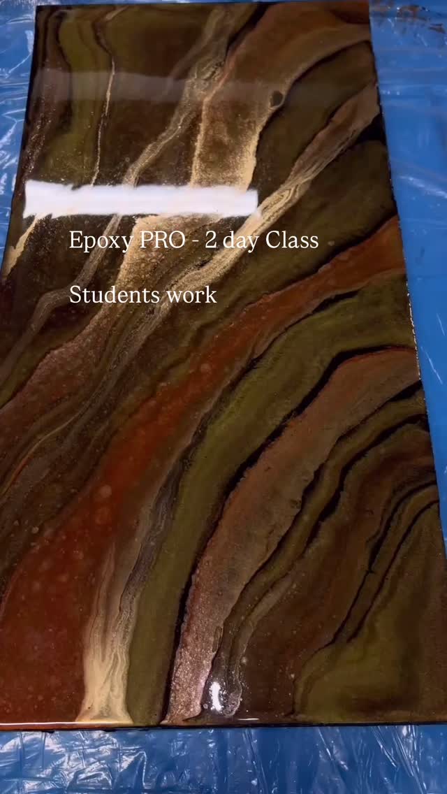 This stunning Epoxy design was created by students during the SiViTa ...
