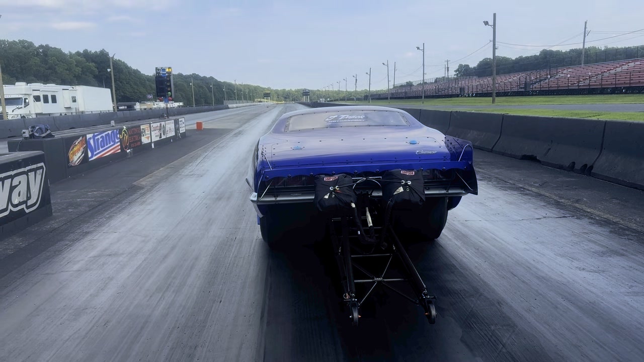 We broke the track record MPH at Cecil County Dragway today in promod ...