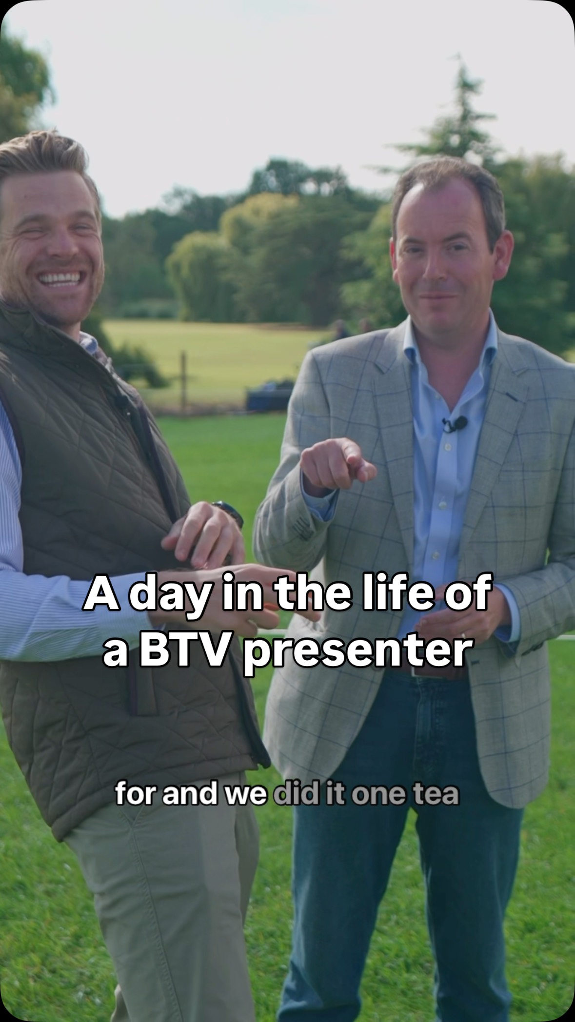 Behind the scenes with BurghleyTV presenter, Tom Stanley. A fun insight ...