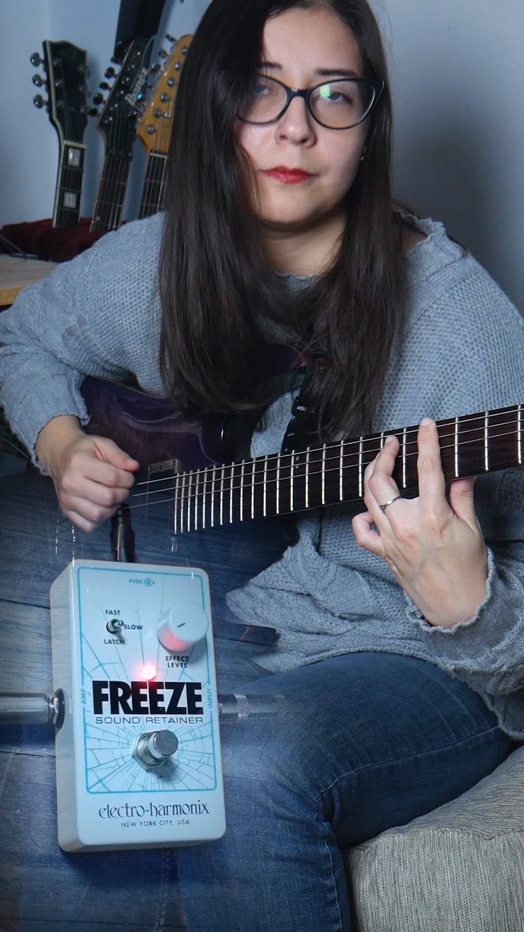 My new favorite guitar pedal! 🎸 The Electro-Harmonix Freeze Pedal