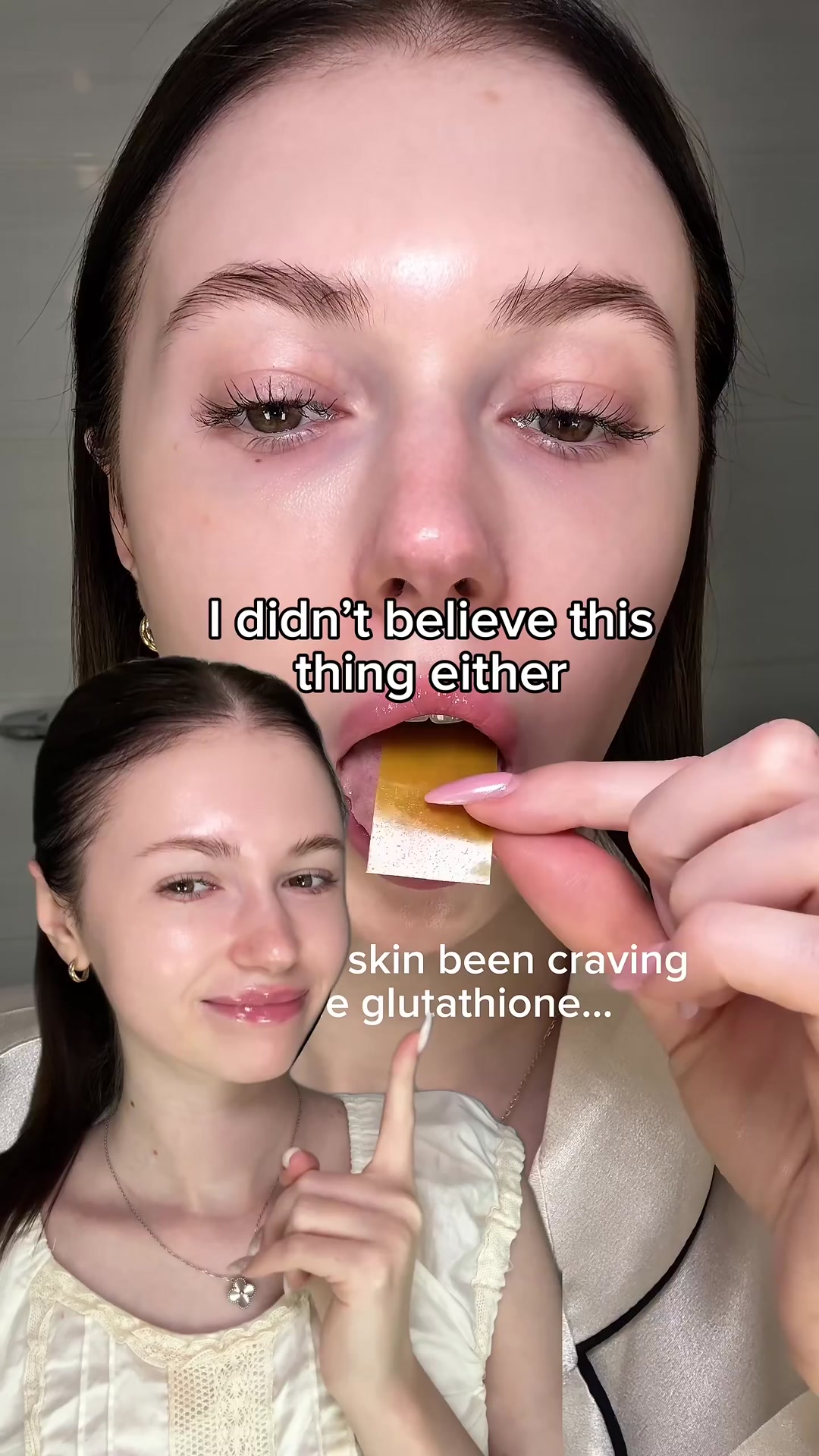 what the glass skin glutathione strip Most people take without really knowing how it works on — let me explain. Glutathione is a powerful antioxidant that helps reduce excess melanin and supports li Newway L-Glutathione Plus+ Eracos Glutathione Face Wash for Glowing Skin Flavor:MANGO