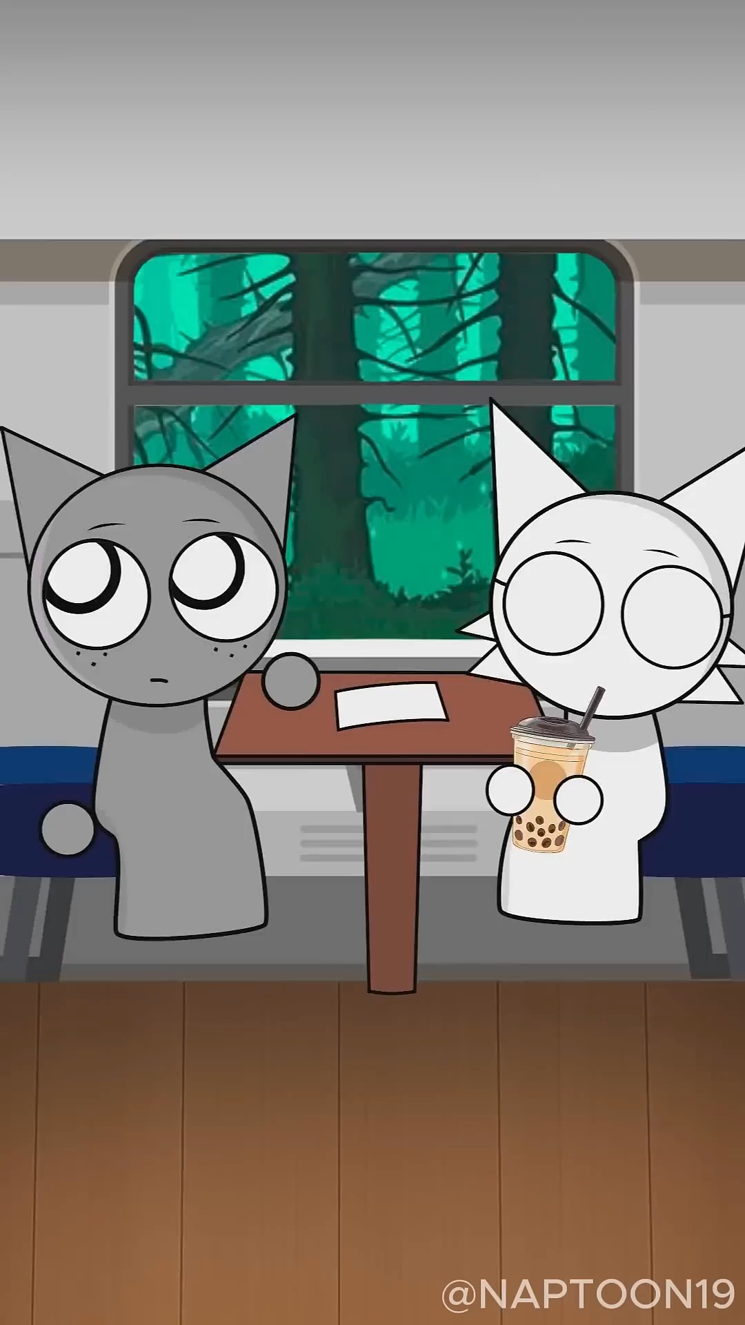 Sprunki Ao Oni Train Monster Wenda & Gray Animation #sprunki #shorts # ...