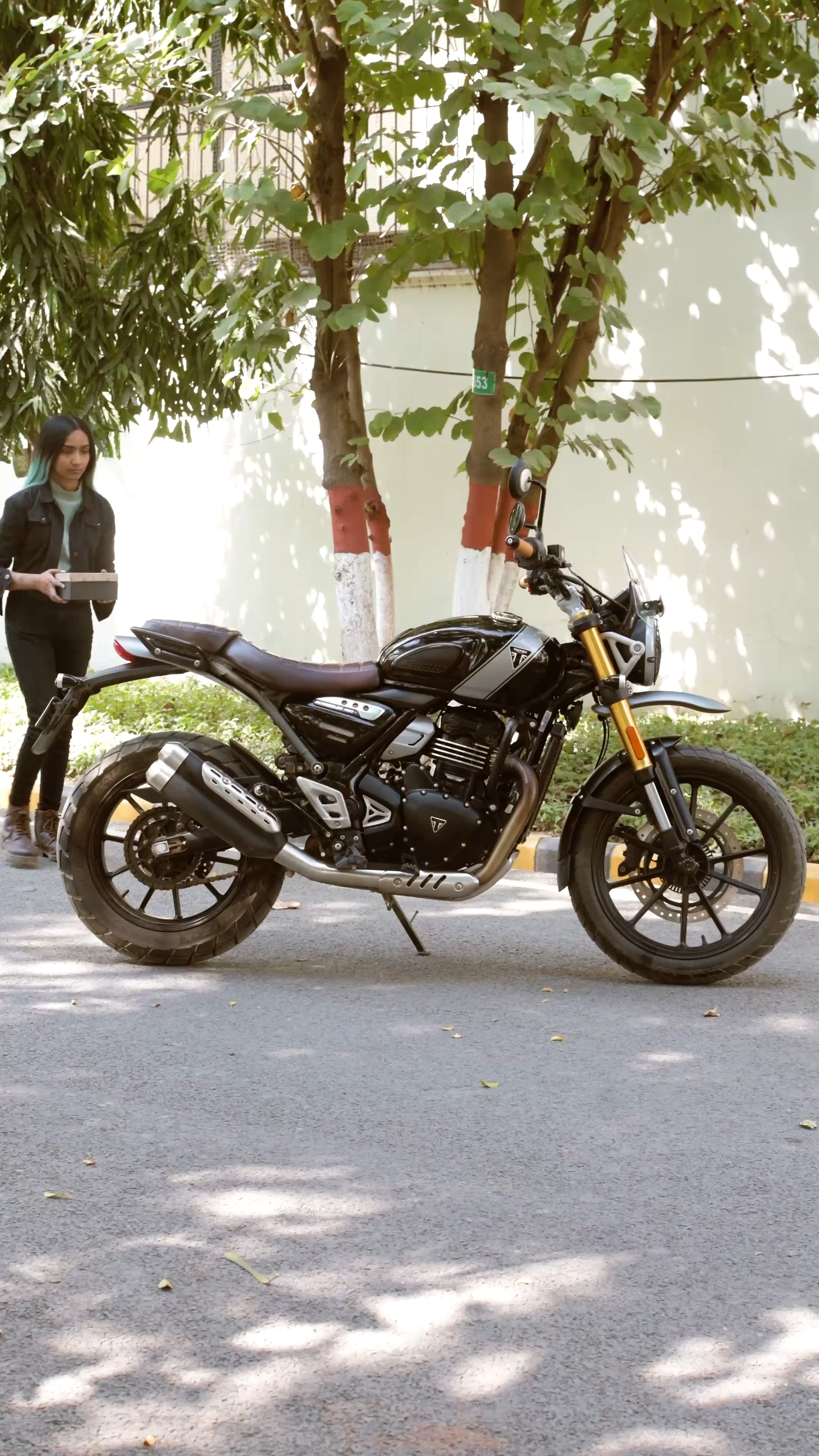 Crafted to fit the Triumph Scrambler 400 X/XC, Speed 400, and