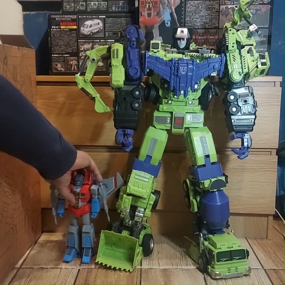 Unboxing Masterpiece Scale Devastator Upgrade Kit ( LIKETOYS Jinbao ...