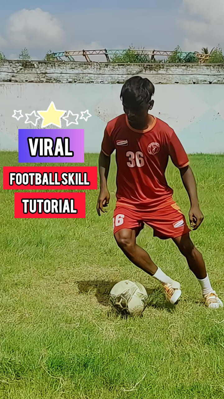 Viral Football Skill Tutorial ⚽🥵 ️ #football #skills #soccer #reels ...