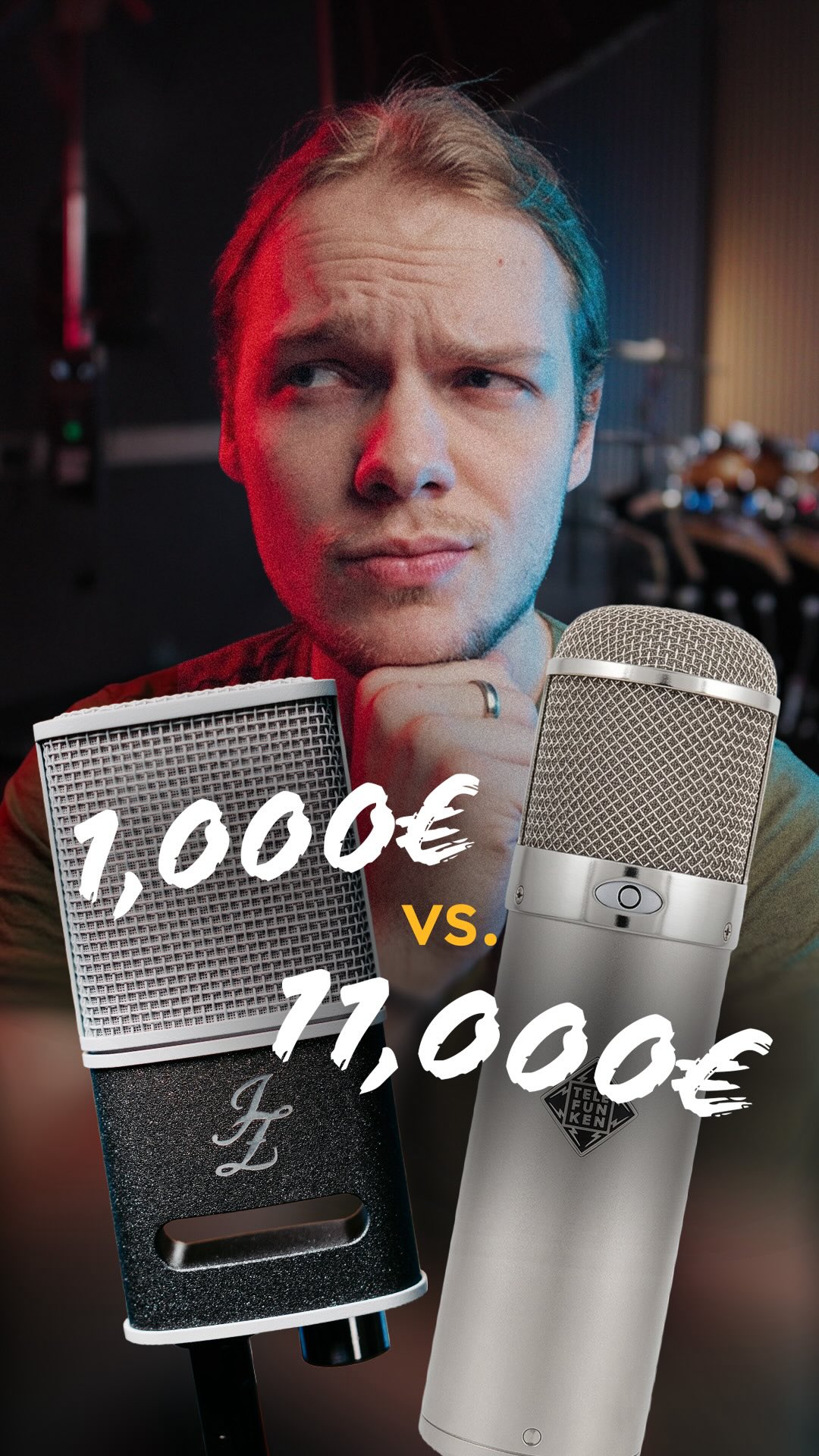 We just compared the JZ Microphones Vintage 47 with the Telefunken