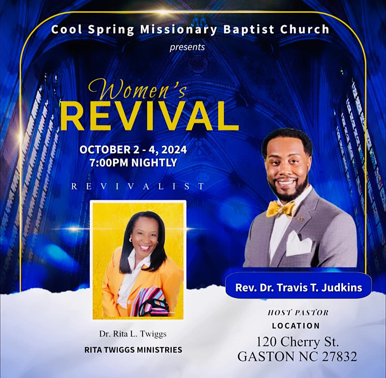 Cool Spring Missionary Baptist Church will host their Women's Revival ...