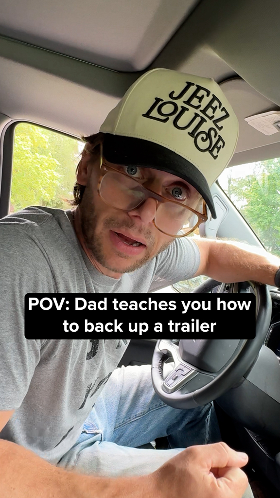 Dad Teaches How to Back Up a Trailer: POV Comedy Lesson
