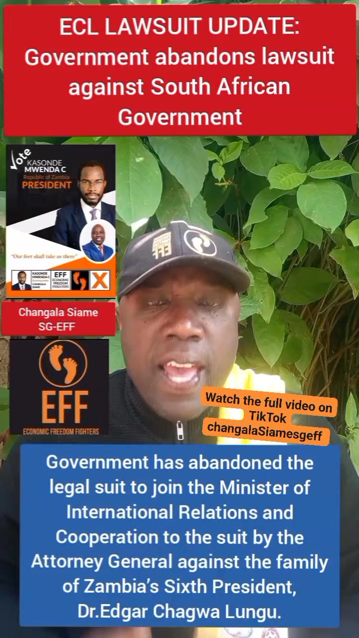 ECL LAWSUIT UPDATE; Government abandons lawsuit against South African ...