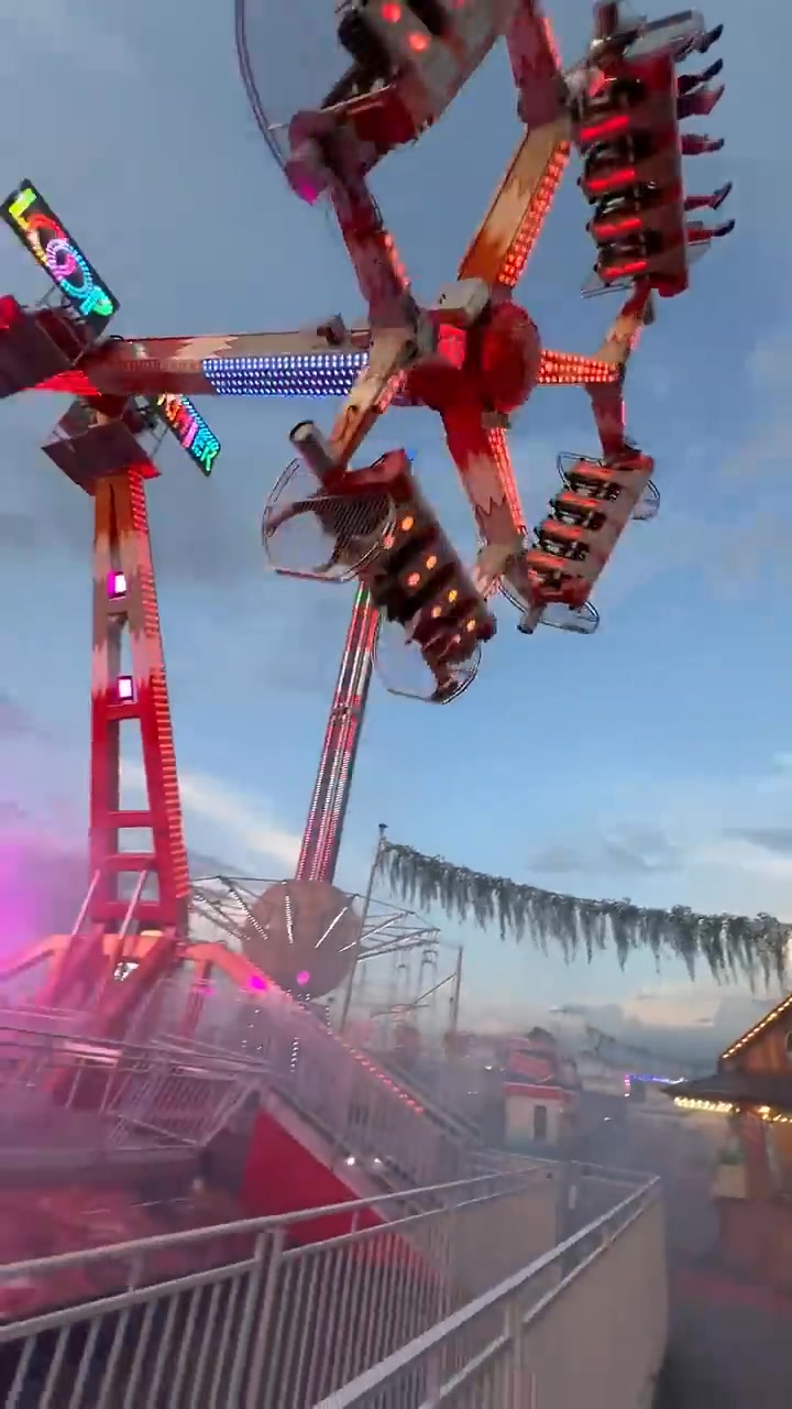 Loop Fighter Ride 😱🎡 #rider #germany #shortts #ytshorts #Dangerous # ...