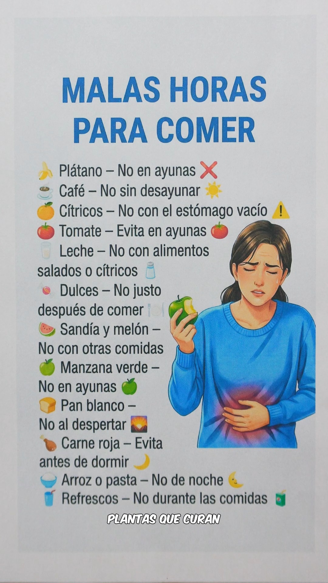 No comas en estas horas | Plantas que Curan | Facebook