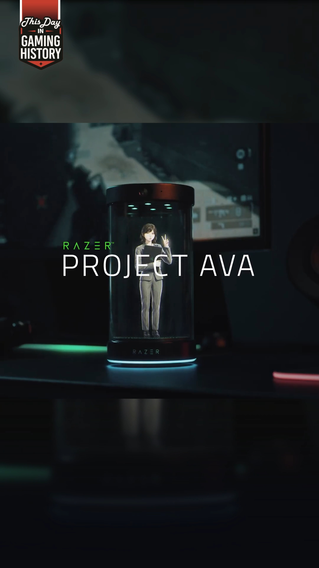 Razer Unveils Project AVA at CES 2026 🤖 Meet Project AVA—a 5.5 ...