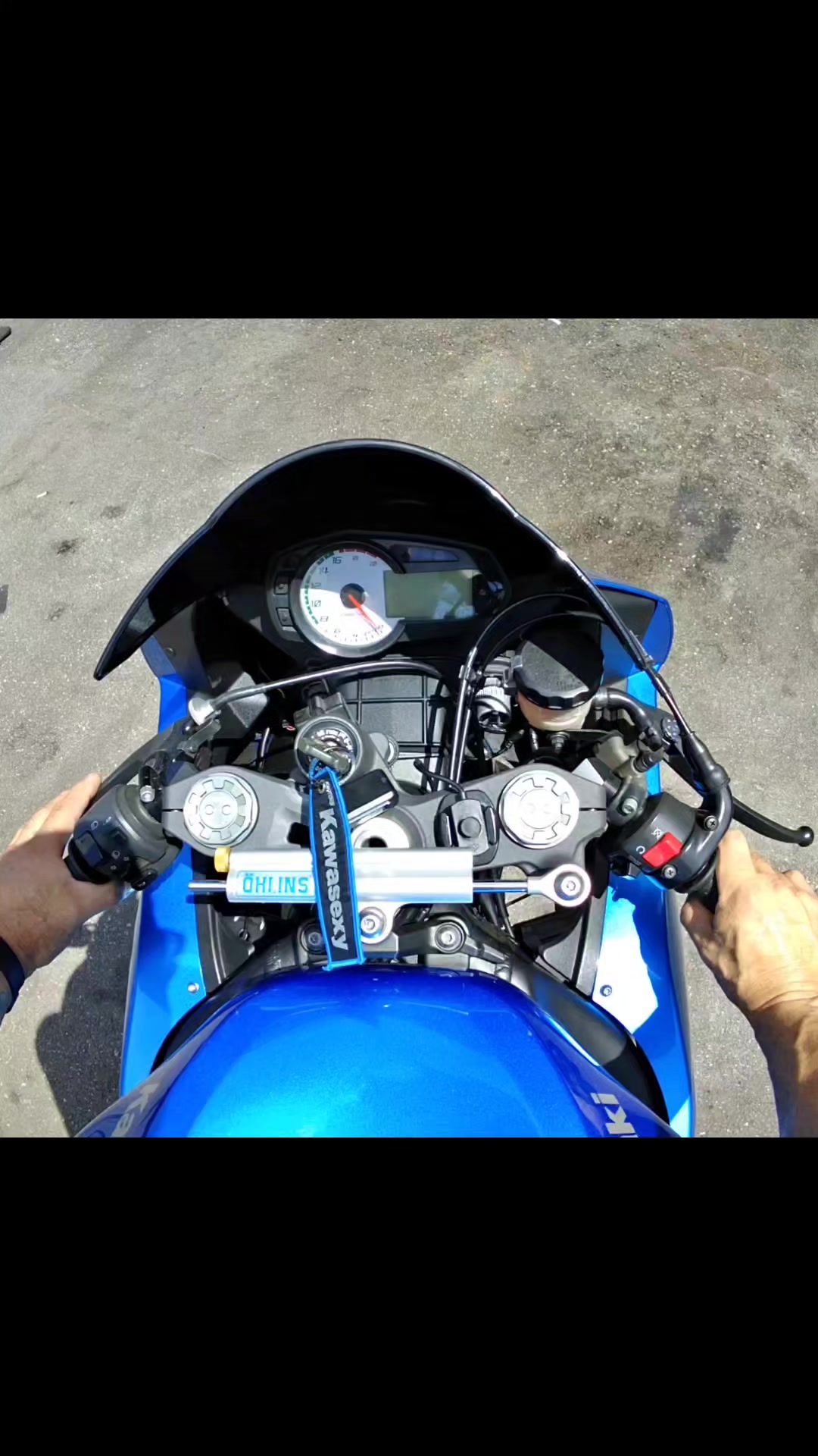 Bonding well with my 2026 Kawasaki USA Zx6r starting to roll tall